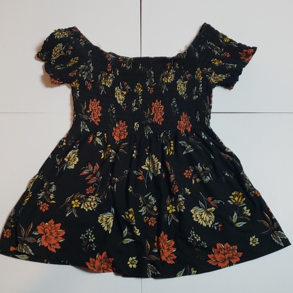 Floral Baby doll tee